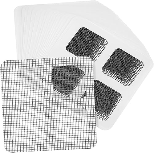 Anti-blocking Disposable Hair Catchers Mesh Filter Mesh Stickers Shower Drain Cover Bathroom