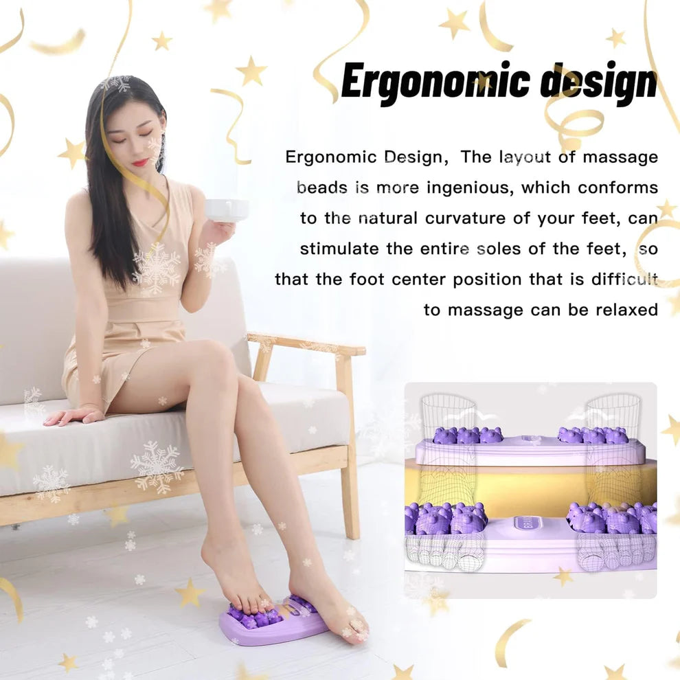 Innovative Foot Massager| Wheels for Pain Relief | Plantar Relaxation